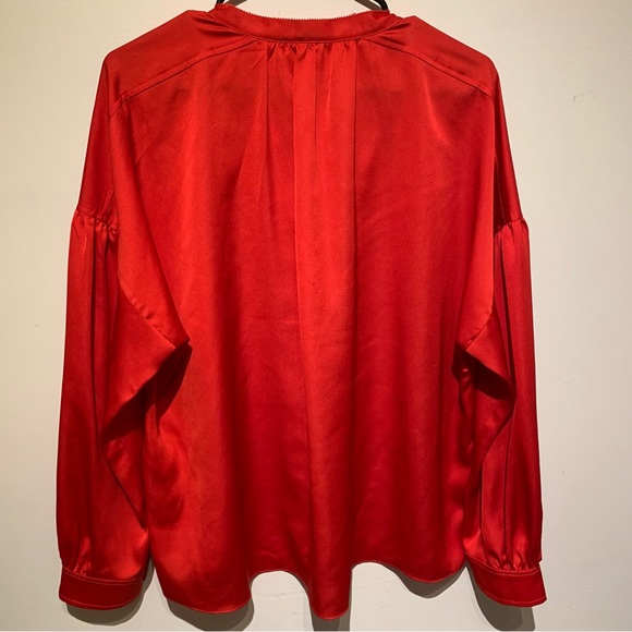 Red Laundry Blouse - Picture 2 of 8